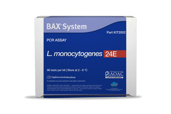 Hygiena BAX® L. monocytogenes 24E – Listeria monocytogenes PGR tyrimas Lietuvoje