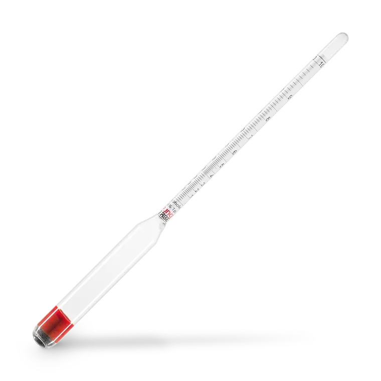 Alcoholmeter 0-100%vol, (without Thermom.) – Laktodensimetrai Lietuvoje