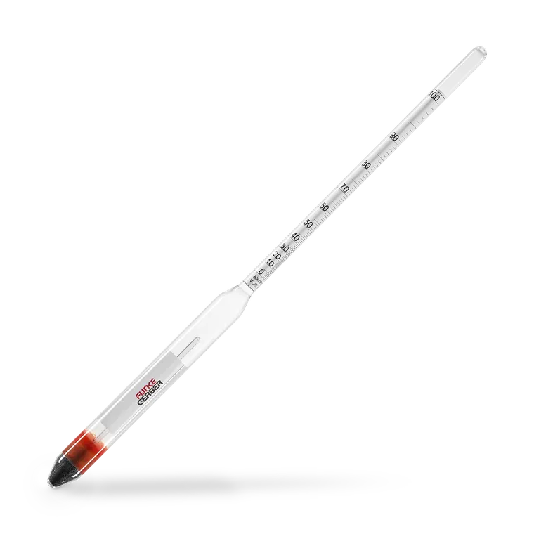 Alcoholometer 0-100%vol – Laktodensimetrai Lietuvoje