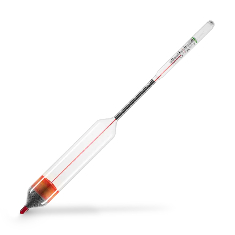 Lactodensimeter acc. Gerber,large T27.5°C – Laktodensimetrai Lietuvoje