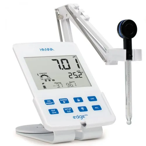 HI2202 edge® blu Bluetooth® Smart pH Electrode and Meter – Hanna pH ir pH/ORP matuokliai Lietuvoje
