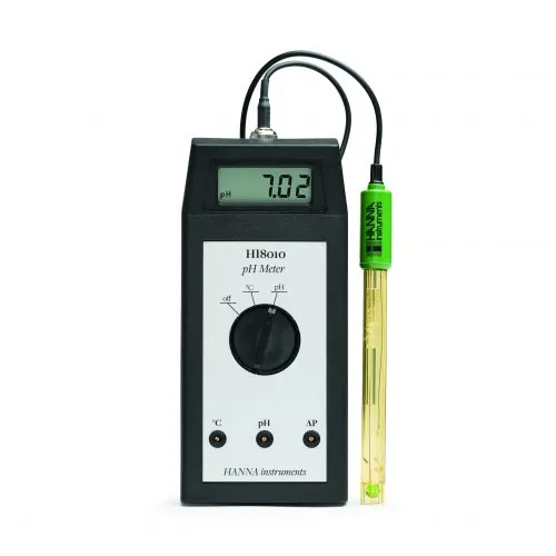HI8010 Hand Held pH Meter For Education – Hanna pH ir pH/ORP matuokliai Lietuvoje