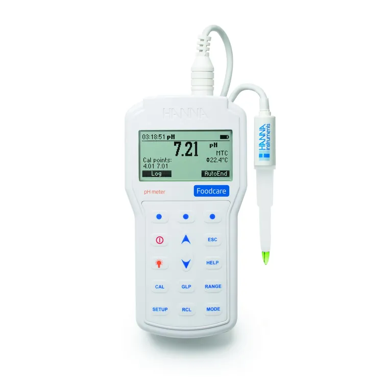 HI98161 General Purpose Foodcare pH and Temperature meter – Hanna pH ir pH/ORP matuokliai Lietuvoje