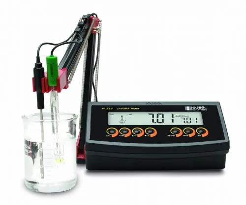 pH/mV/Temp Bench meter – HI2211 – Hanna pH ir pH/ORP matuokliai Lietuvoje