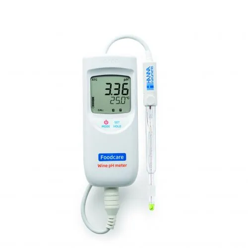 Portable pH Meter for Wine Analysis – HI99111 – Hanna pH ir pH/ORP matuokliai Lietuvoje