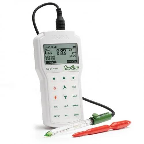Professional GroLine Portable Soil pH Meter – HI98168 – Hanna pH ir pH/ORP matuokliai Lietuvoje
