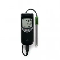 Waterproof Portable pH/Temperature Meter – HI991001 – Hanna pH ir pH/ORP matuokliai Lietuvoje
