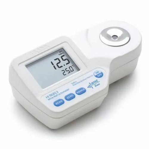 Digital Refractometer for % Brix and Potential Alcohol (% V/V) Analysis in Wine, Must and Juice – HI96813 – Hanna refraktometrai Lietuvoje