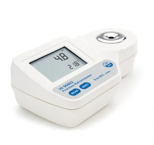 Digital Refractometer for % Fructose by Weight Analysis – HI96802 – Hanna refraktometrai Lietuvoje