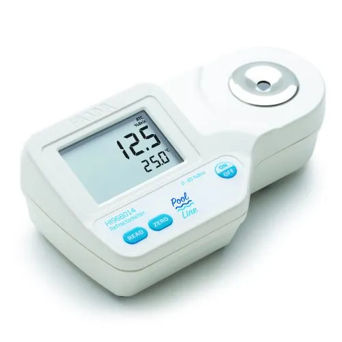 HI968014 Digital Refractometer for Liquid Chlorine – Hanna refraktometrai Lietuvoje