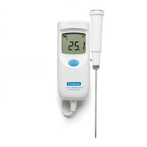 HI935008 T-type Thermocouple Thermometer with fixed probe – Hanna termometrai Lietuvoje