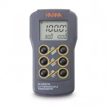 Single Channel K, J, T-Type Thermocouple Thermometer – HI93551N – Hanna termometrai Lietuvoje