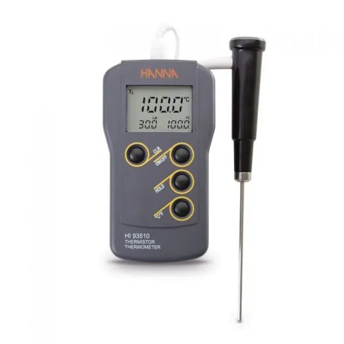 Waterproof Thermistor Thermometer – HI93510 – Hanna termometrai Lietuvoje