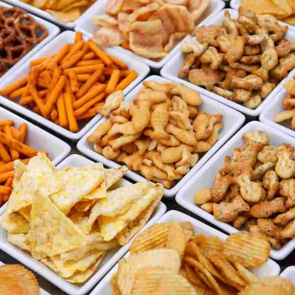 Užkandžiai ir perdirbti maisto produktai NIR kokybės analizei