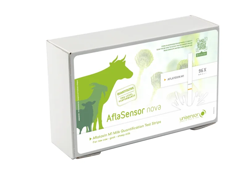 AflaSensor nova – KIT041N – Kiekybinis aflatoksino M1 tyrimas karvių, ožkų ir avių piene