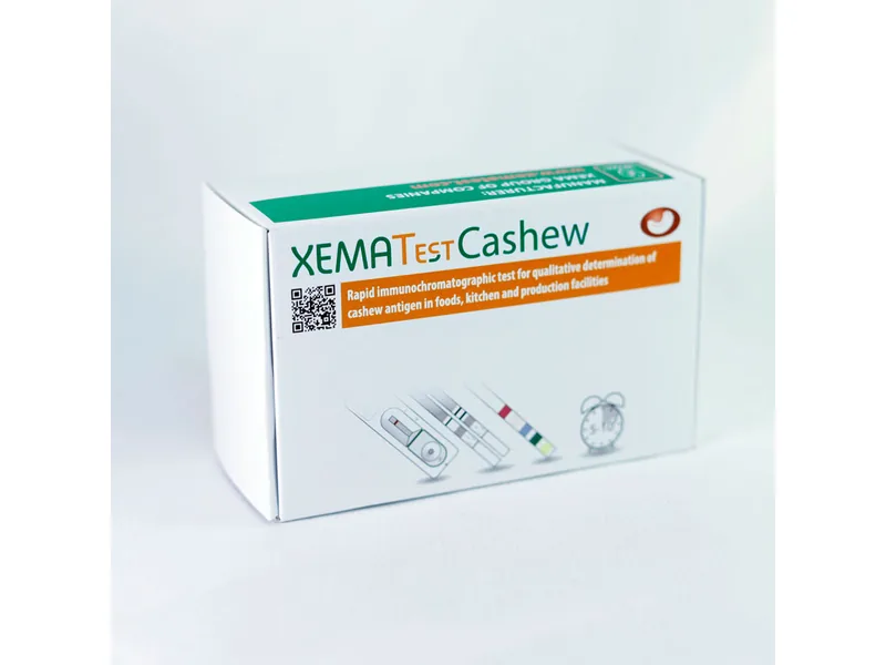 XEMATest Cashew – Greitasis kokybinis testas, nustatantis anakardžių antigeną