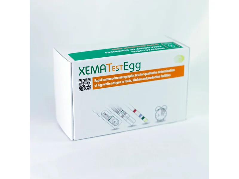 XEMATest Egg – Greitasis kokybinis testas, nustatantis kiaušinio baltymą