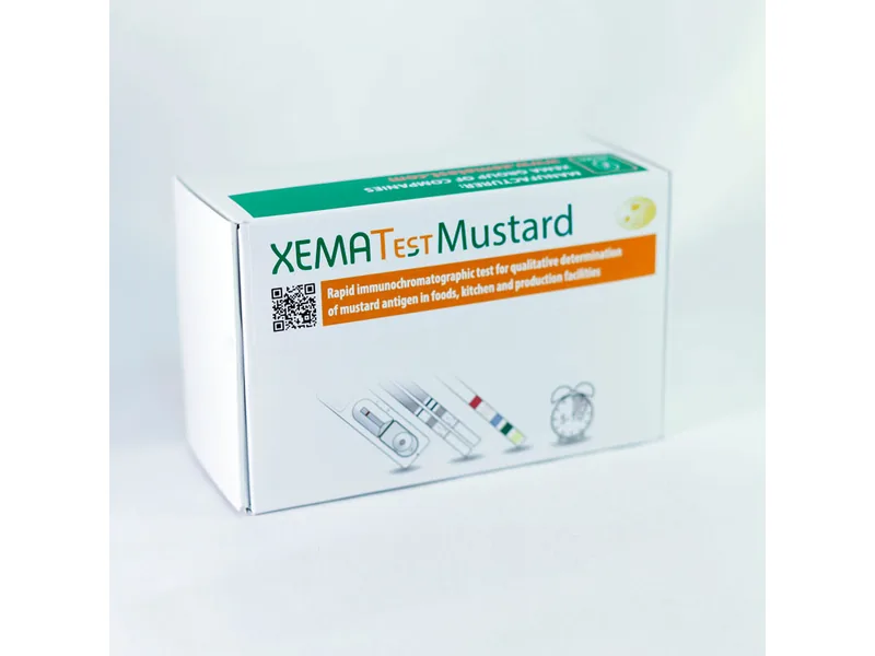 XEMATest Mustard – Greitasis kokybinis testas, nustatantis garstyčių antigeną