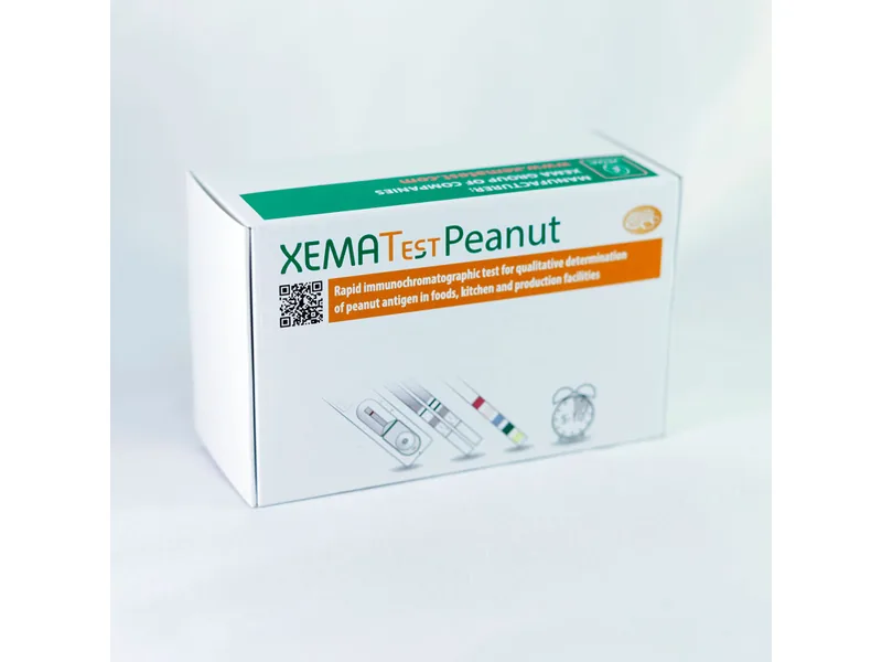 XEMATest Peanut – Greitasis kokybinis testas, nustatantis žemės riešutų antigeną