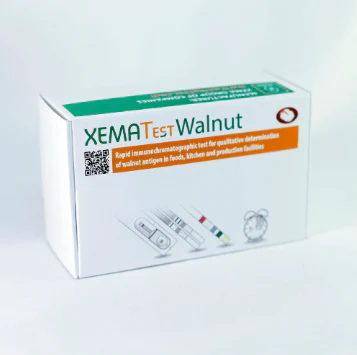 XEMATest Walnut rapid test for walnut allergen detection